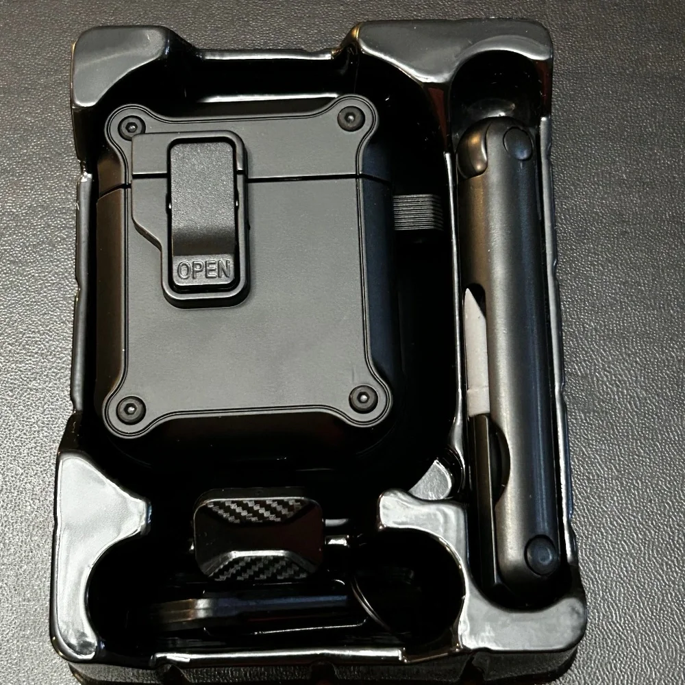 Black Airpods 1st & 2nd Generation Protective Case - Picture 4 of 7